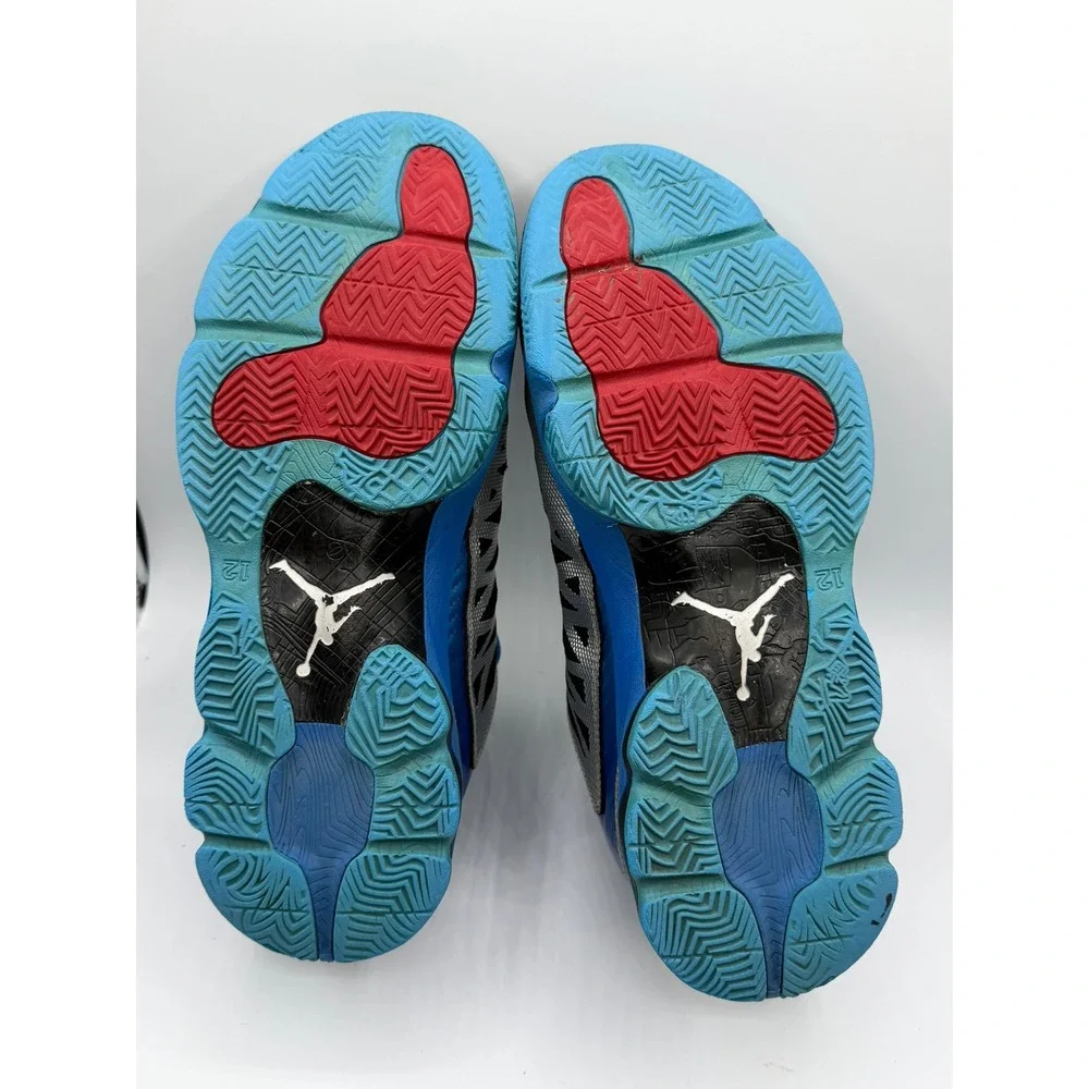 Jordan CP3.VI 2012 Metallic Silver Blue Glow Black Men's 535807-021 Size 12